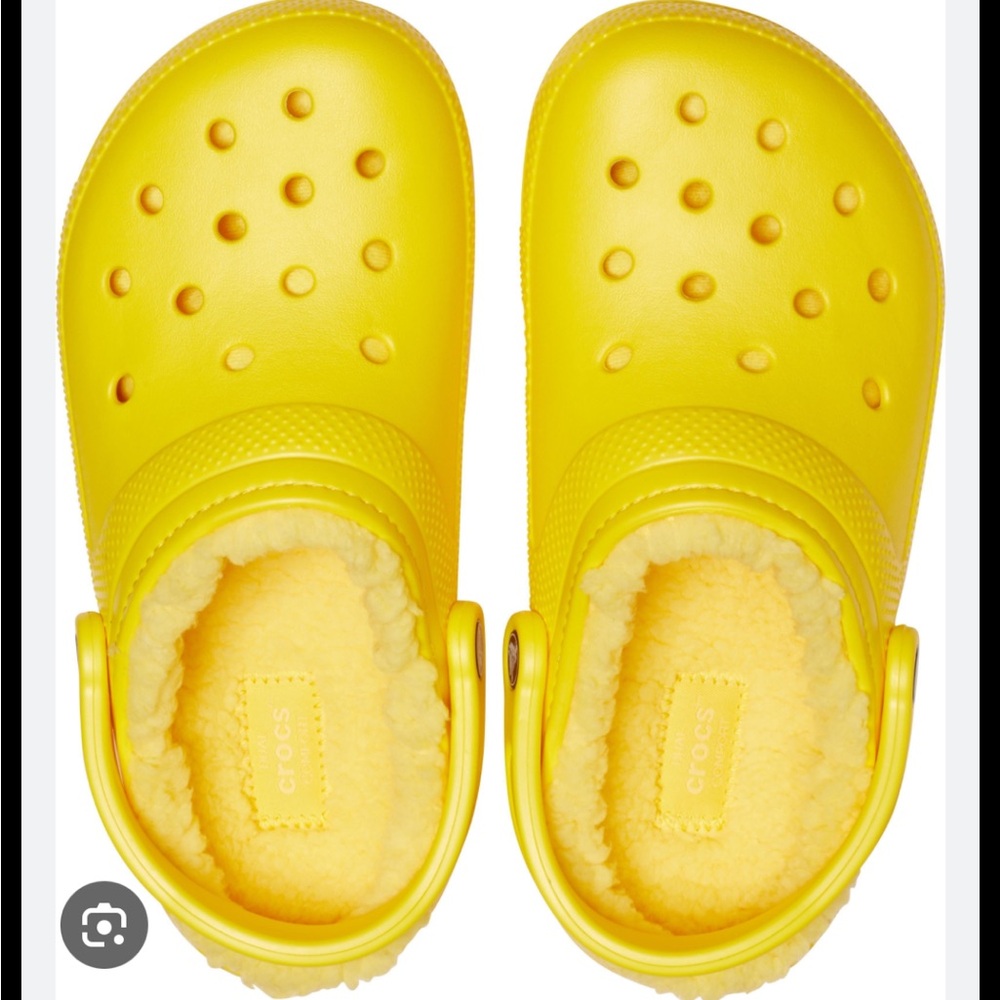 CROCS Kids Bright Yellow Slippers